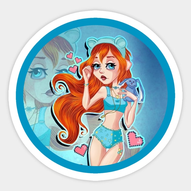 Bloom Winx Fairy Sticker by Demonic cute cat